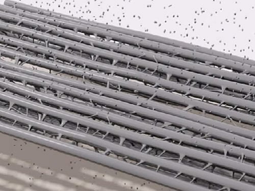 New plastic clothing material to keep people cool