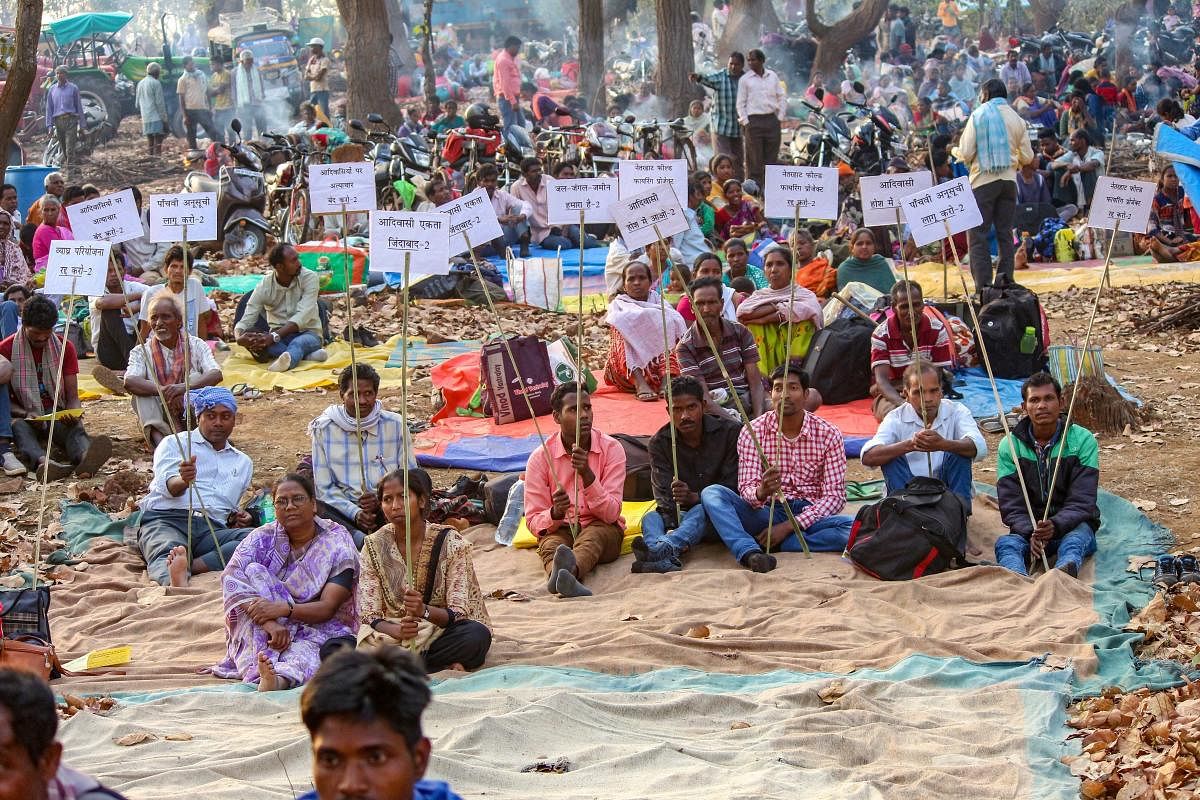 Hundreds of tribals in Chhattisgarh's Dantewada district continued their agitation for the fourth day on Monday against mining on a hill which they worship as a deity. (PTI File Photo)