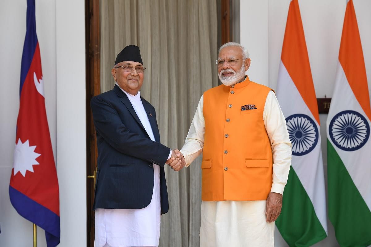 India on Monday extended a financial aid of 1.6 billion Nepalese rupees to Nepal to help 50,000 people in Nuwakot and Gorkha districts rebuild their houses damaged in the devastating earthquake in 2015. (AFP File Photo)