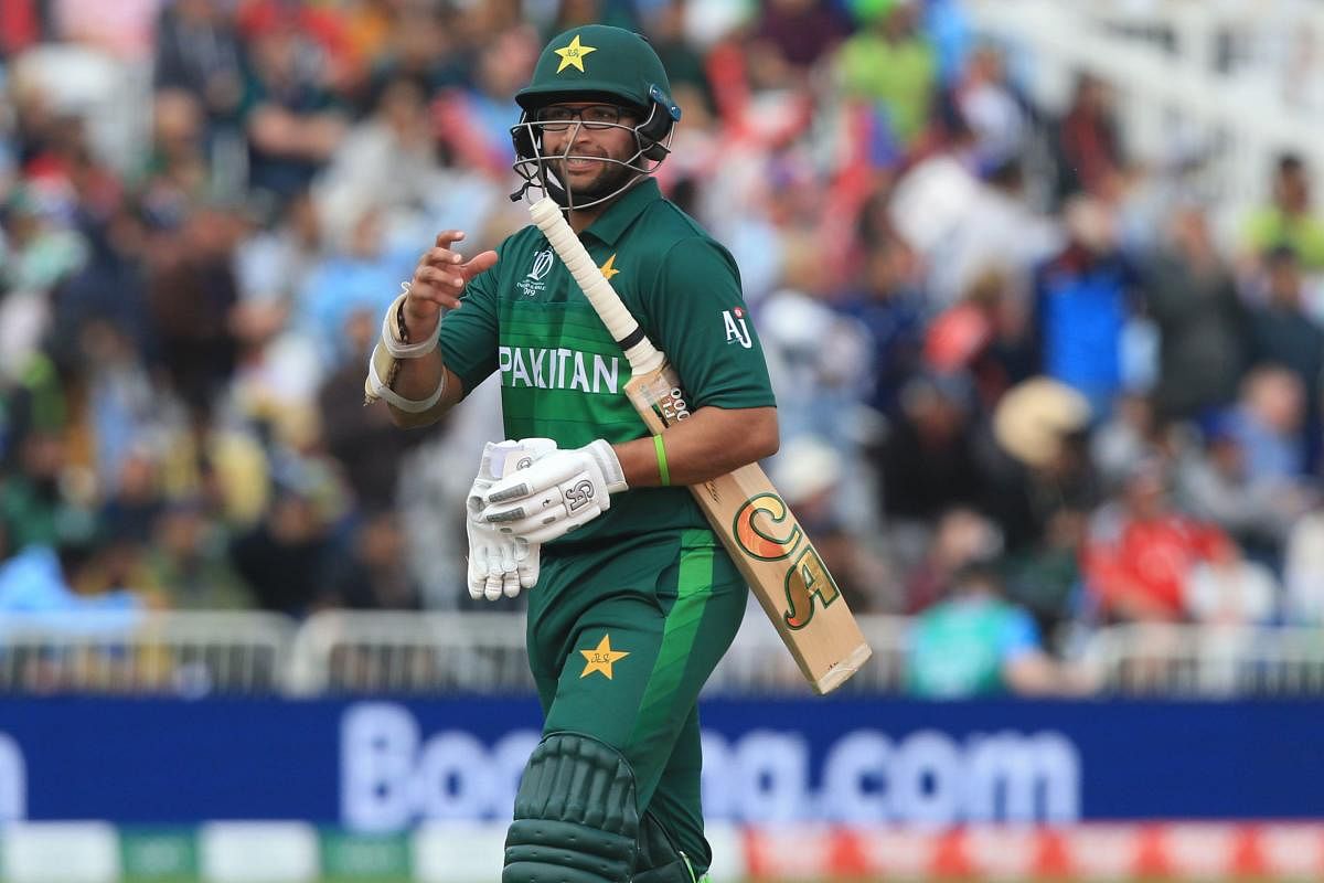 Pakistan opener Imam-ul-Haq is relishing facing Australia pace spearhead Mitchell Starc when the two teams meet in the World Cup in Taunton (AFP Photo)