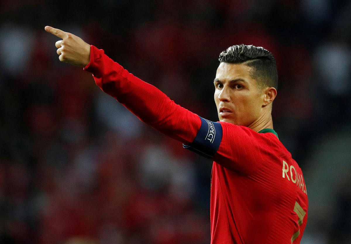 Cristiano Ronaldo will be looking to inspire his Portugal side yet again when they take on the Netherlands in the Nations League final on Sunday. REUTERS 