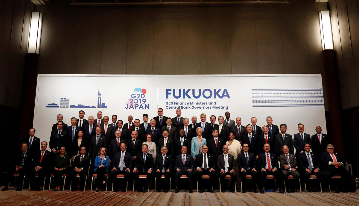 G20 Finance Ministers and Central Bank Governors Meeting in Fukuoka. Reuters photo