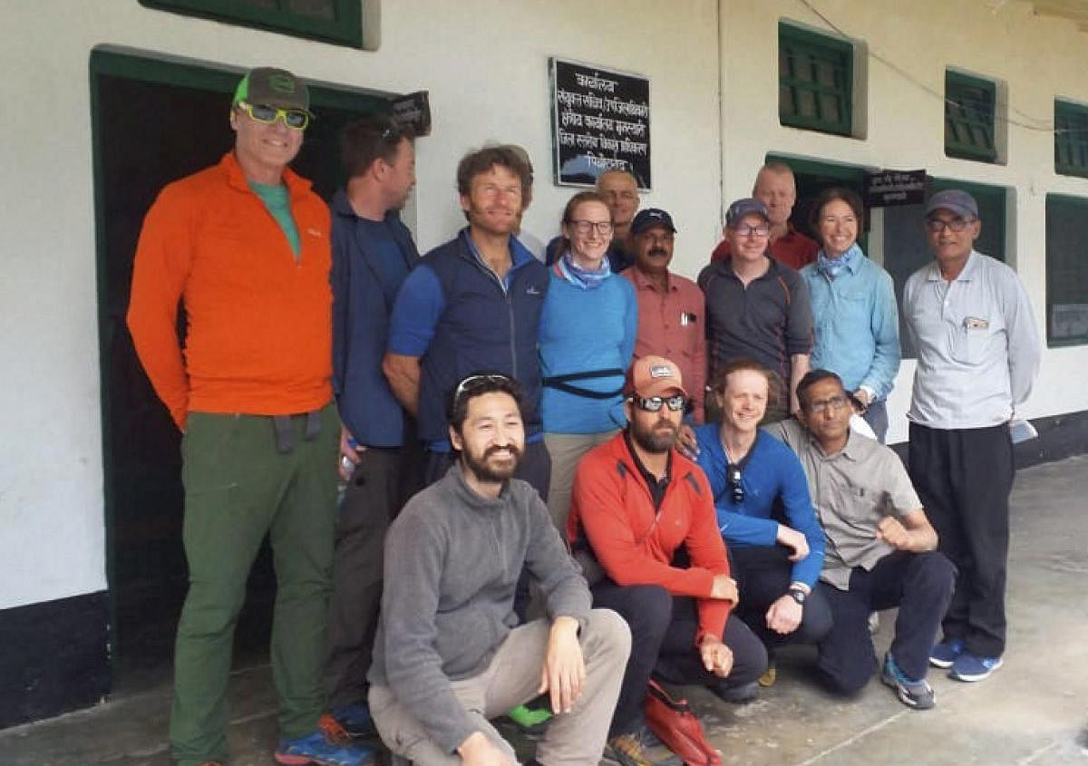 Pithoragarh: In this undated file photo, foreign team members missing in Nanda Devi East before their expedition are seen in Pithoragarh, Tuesday, June 4, 2019. (PTI Photo) (PTI6_4_2019_000180B)