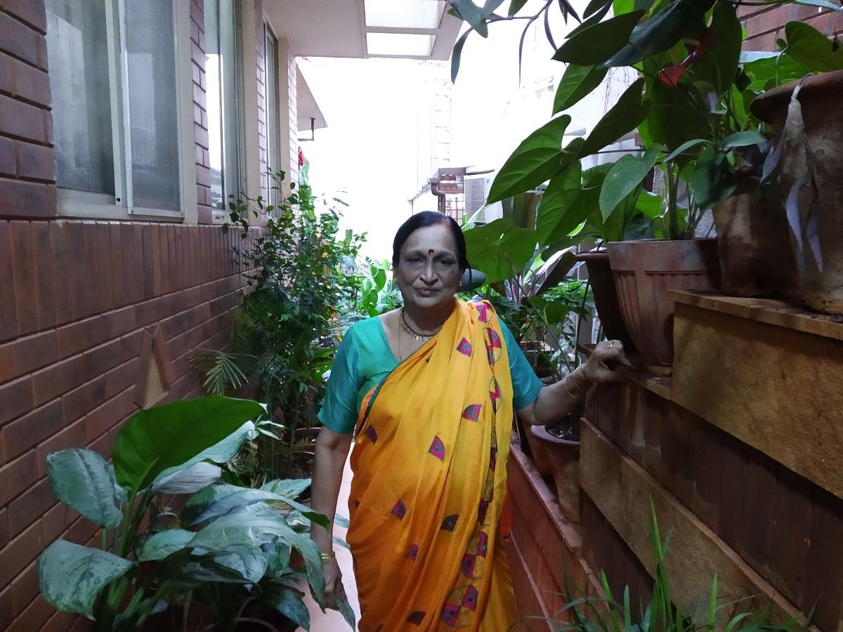 Manjula Subbanna volunteers at an NGO that works for a cleaner and greener city