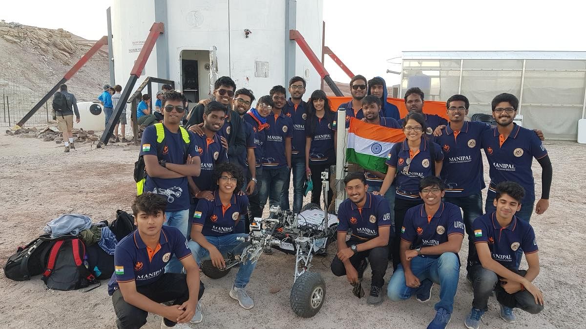 Team Mars Rover Manipal from Manipal Institute of Technology . 