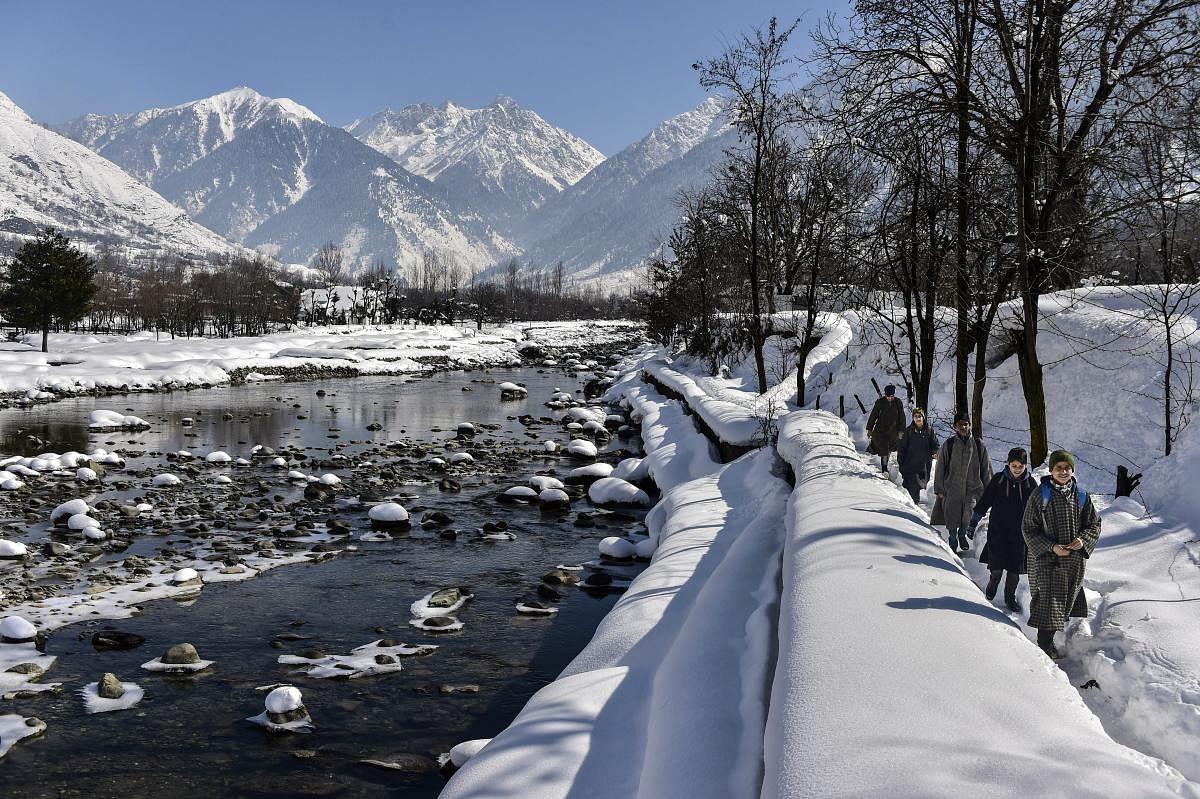 It was after a long time that the upper reaches of Kashmir received snowfall in June. The MeT office has forecast more rains and gusty winds in most places in Kashmir and Jammu divisions in the next 24 hours. PTI file photo