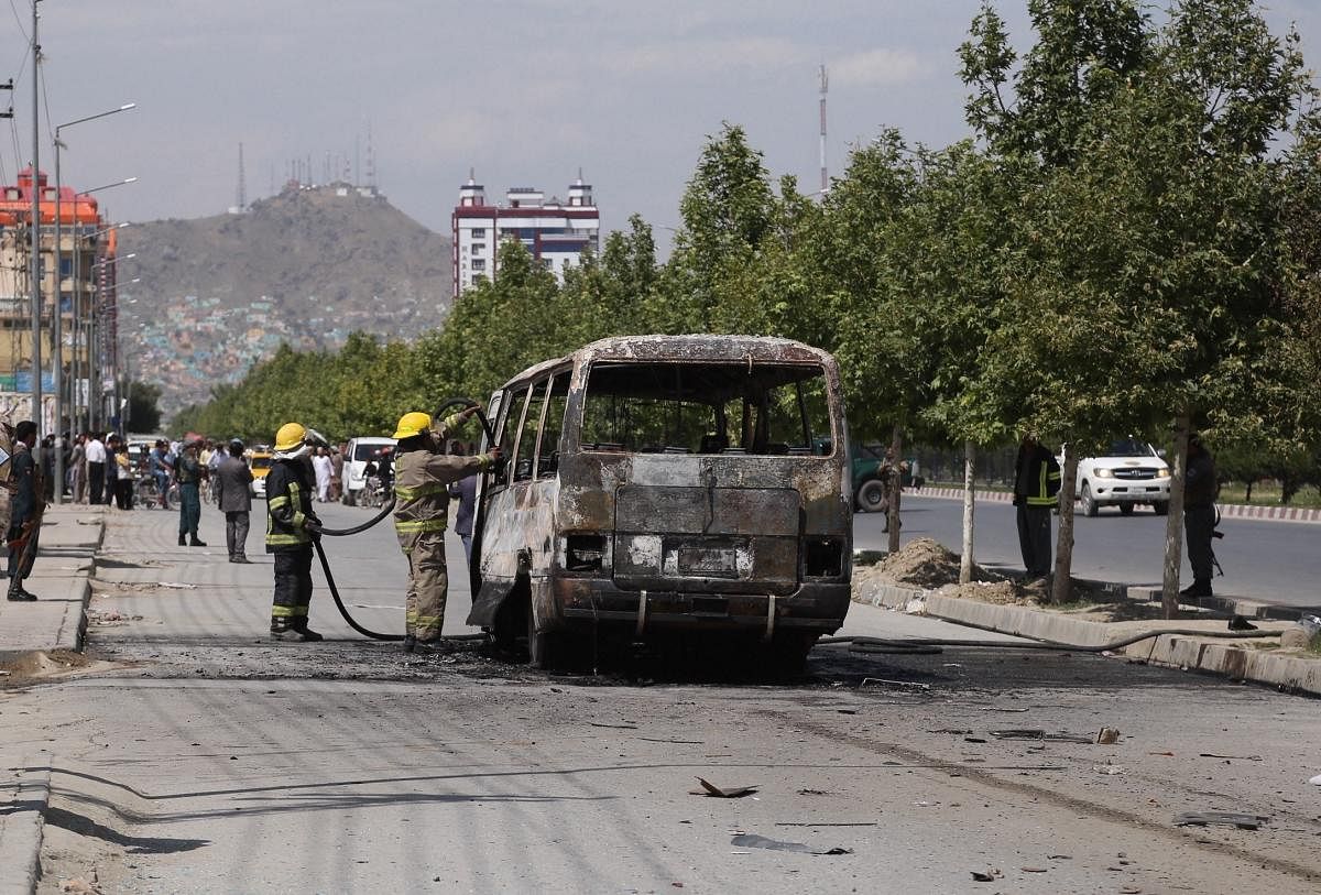 A suicide bomber on foot targeted a police vehicle in Afghanistan's eastern city of Jalalabad on Thursday. (File Photo AP/PTI)