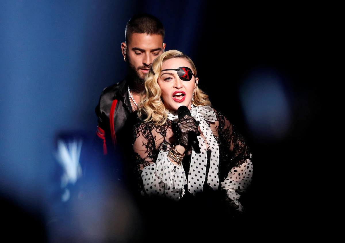 Madonna said that she was horrified by moves to restrict LGTBQ and women's rights, namely in her native United States. (Reuters File Photo)