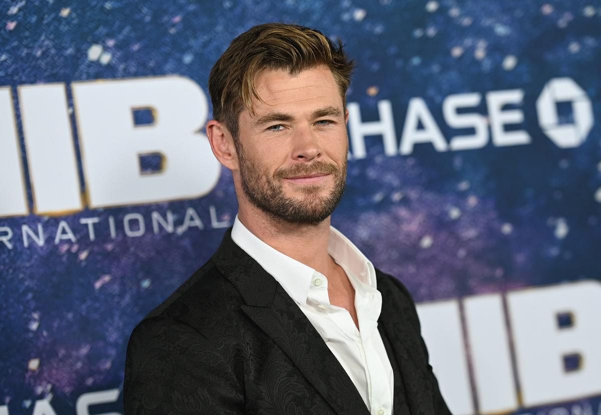 Australian actor Chris Hemsworth attends the "Men In Black: International" premiere (Photo AFP)