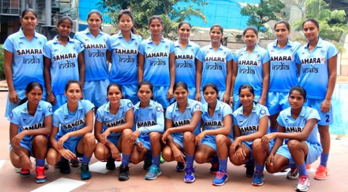 India Junior women hockey team (Photo Hockeyindia.org)