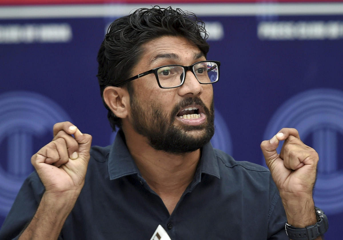 Gujarat independent MLA Jignesh Mevani (PTI File Photo)