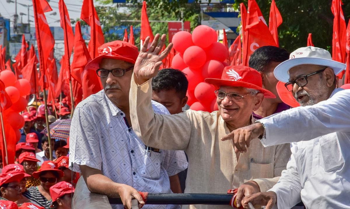 The CPM vote share is around 2%, down from 3.2% in 2014 and it has just three MPs this time, down from nine. (PTI File Photo)
