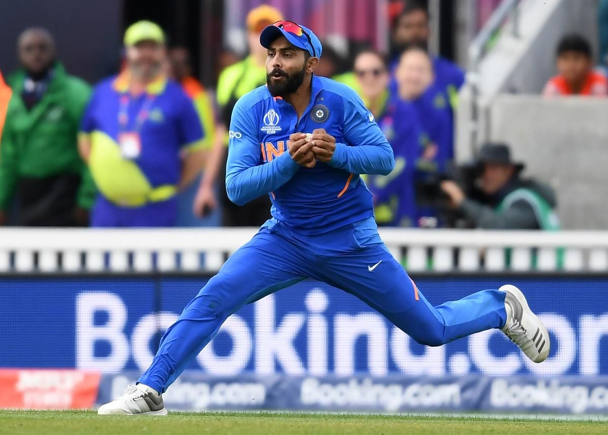 SETTING EXAMPLES: India’s Ravindra Jadeja is blessed with fine ball sense and great speed. 