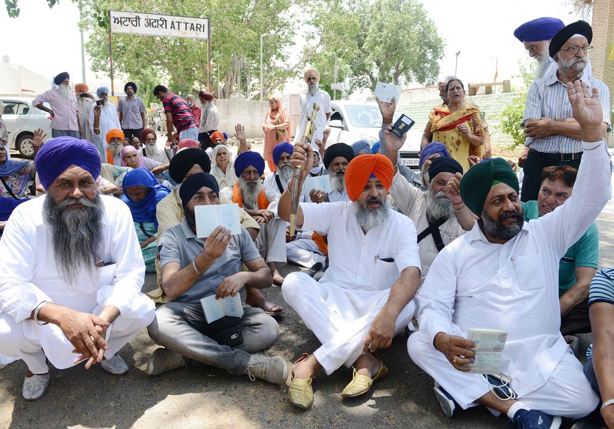 The strained Indo-Pak relations have received yet another body blow with Islamabad denying visas to 87 Sikh pilgrims who were to travel across the border on the occasion of the Martyrdom Day of the Guru Arjan Dev.