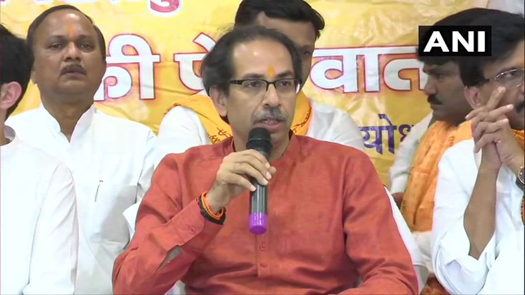 Government should bring an ordinance to construct Ram temple, Shiv Sena chief Uddhav Thackeray said on Sunday in Ayodhya, asserting that Prime Minister Narendra Modi has the courage to do so and there would be no one to stop it.