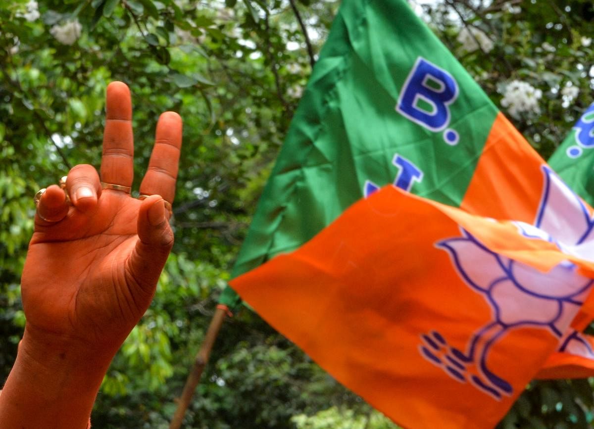 At a recent meeting of Delhi BJP leaders, the party's general secretary (organisation) Siddharthan said efforts should be made to retain the 55 per cent vote share in Delhi, he added. (AFP File Photo)