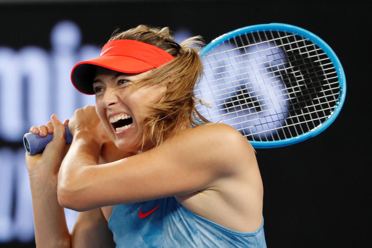 ON A COMEBACK TRAIL: Maria Sharapova is keen to get back to the competitive tennis after recovering from her shoulder injury. Reuters
