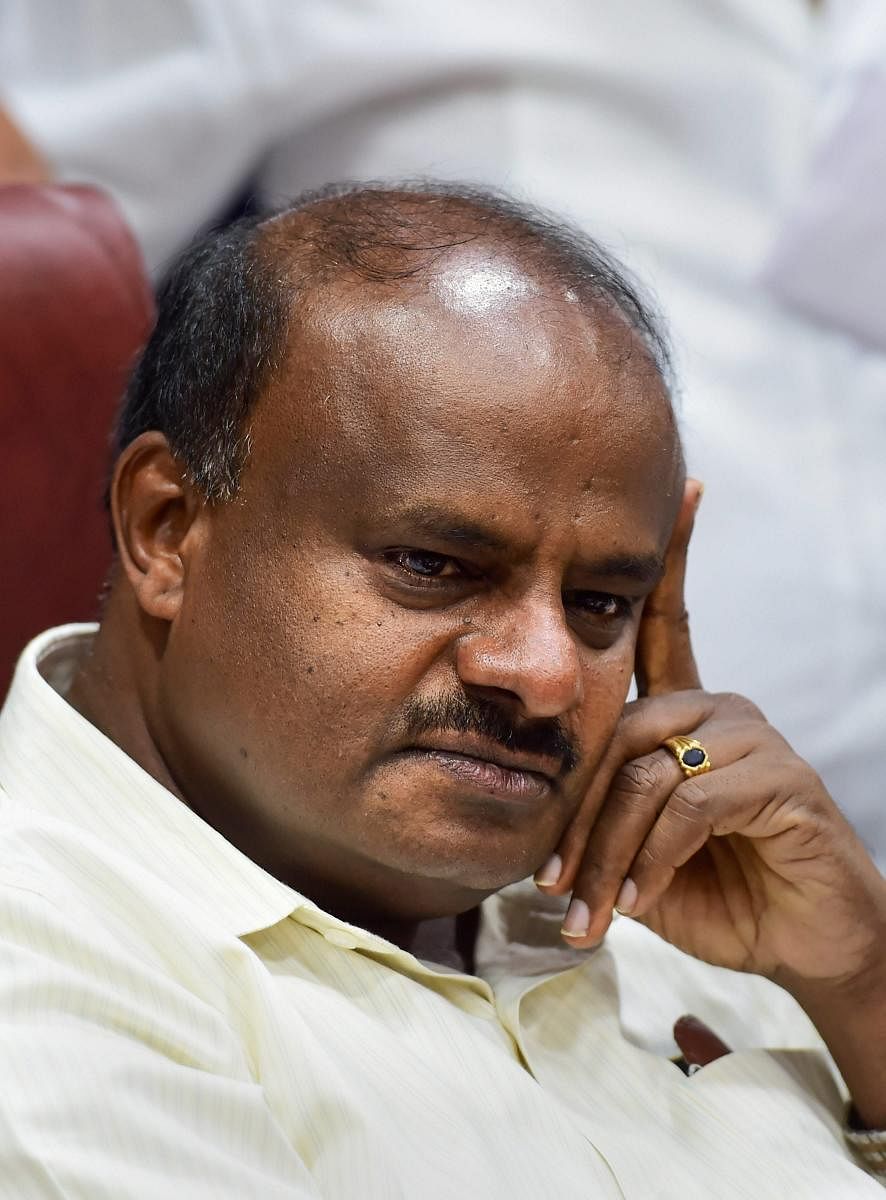 Karnataka Chief Minister H D Kumaraswamy (PTI File photo)