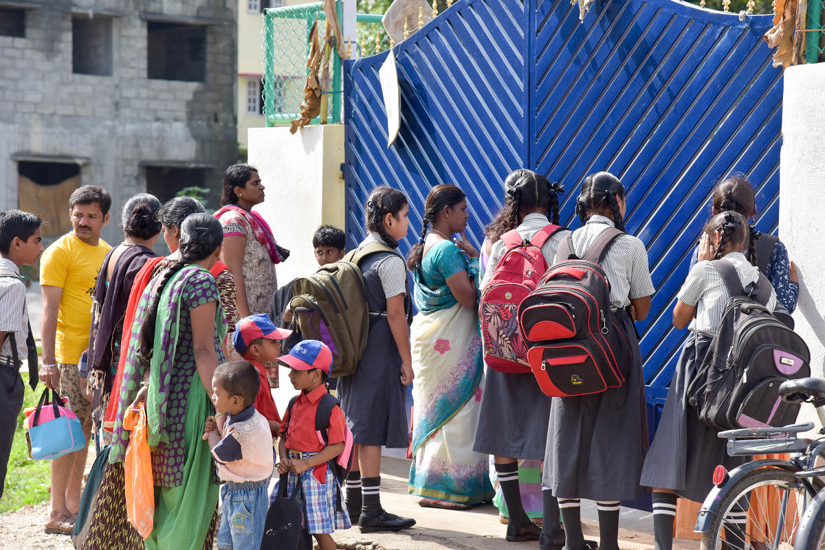 The corporators do not have administrative authority over schools as they come under zilla panchayat. file photo