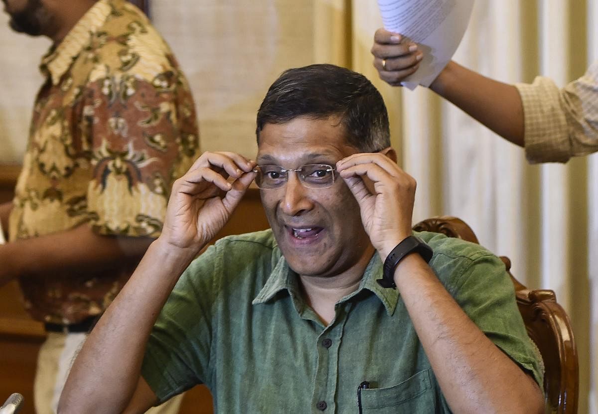   Former Chief Economic Advisor Arvind Subramanian's paper on GDP estimation has stirred the proverbial hornet’s nest. (PTI  Photo)