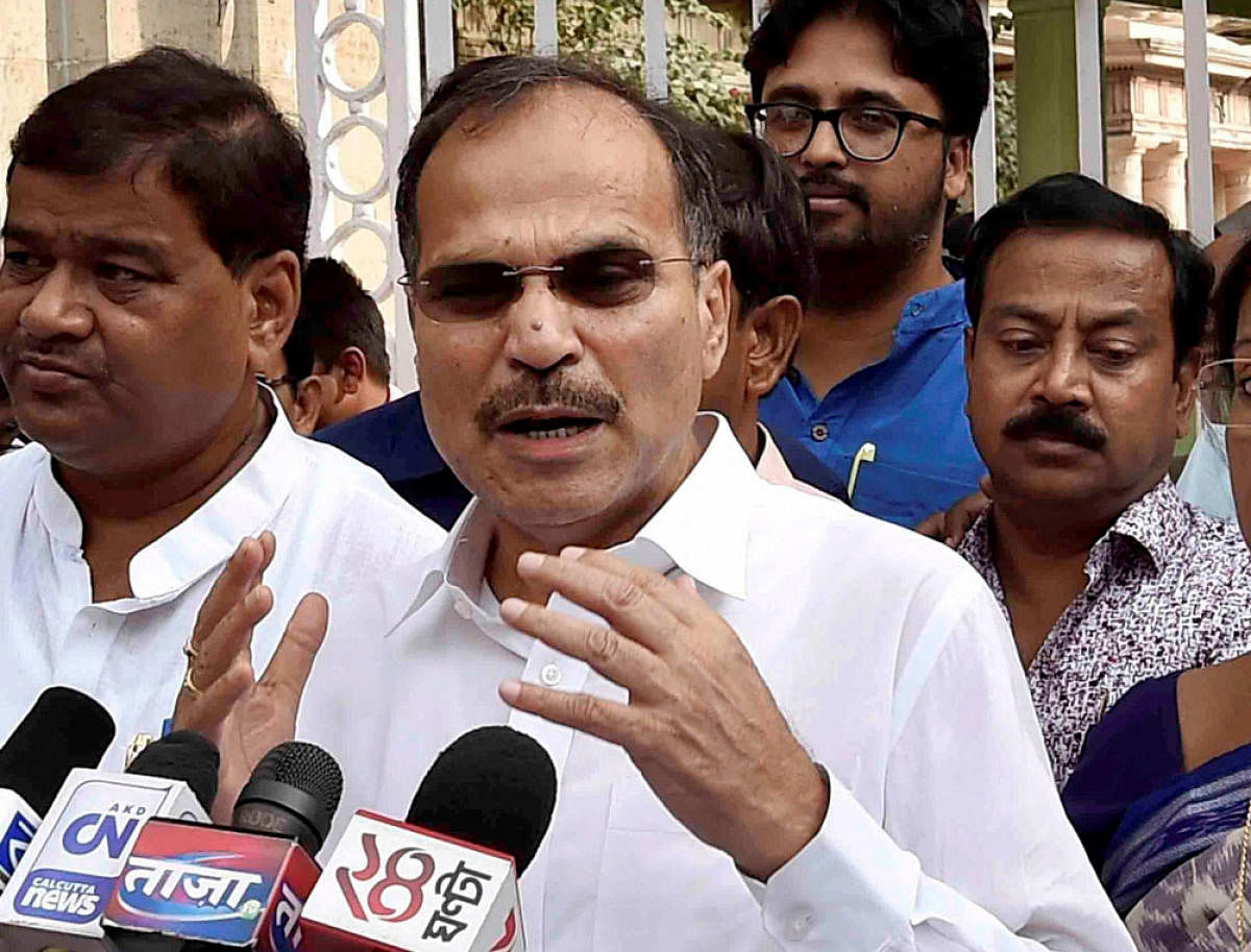 Five-time Congress MP from West Bengal, Adhir Ranjan Chowdhury, will be the party leader in the Lok Sabha. (DH Photo)