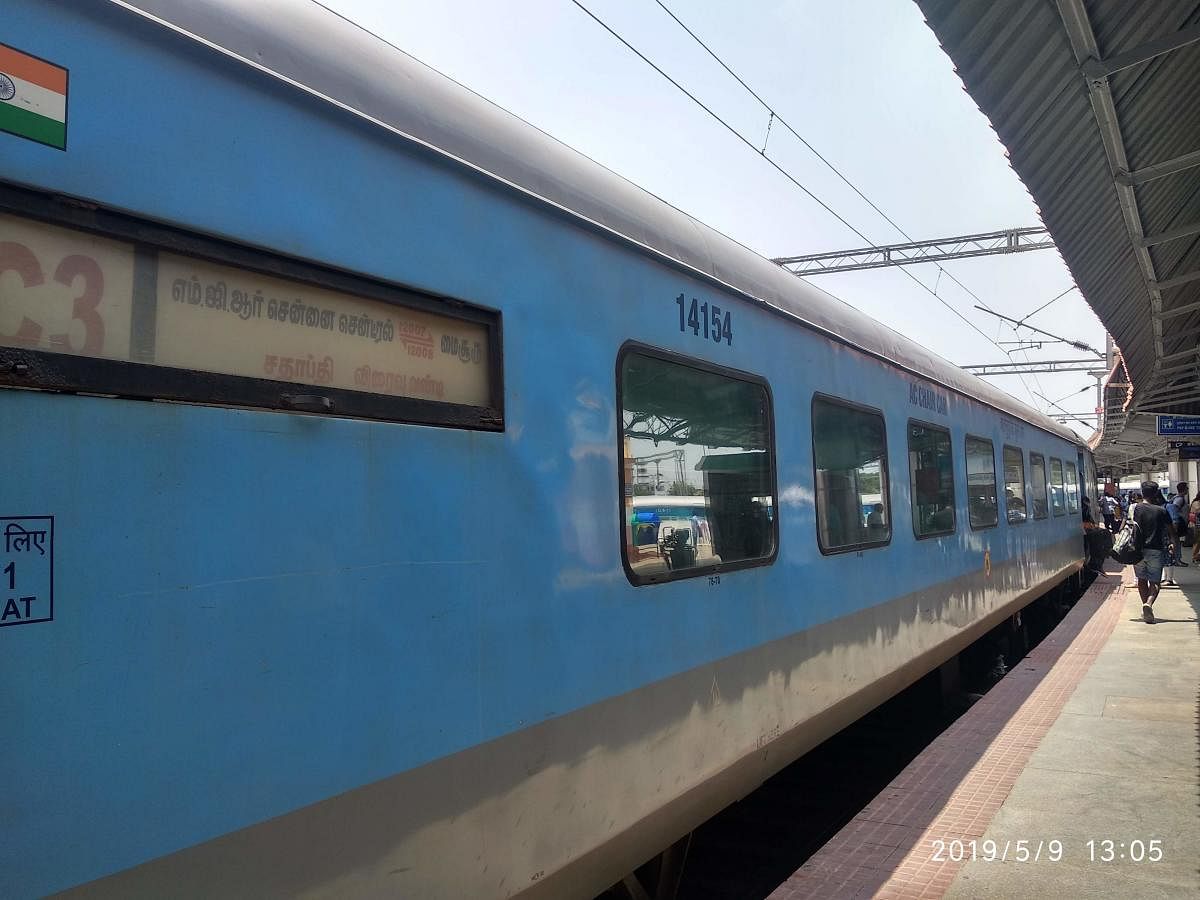 The Chennai-Mysuru Shatabdi Express