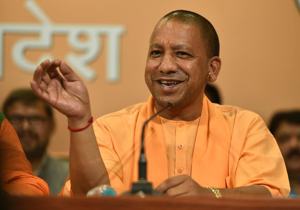 Senior officials of the Information Department said the important speeches of Chief Minister Yogi Adityanath and government information will be released also in Sanskrit, along with Hindi, English and Urdu. (PTI File Photo)