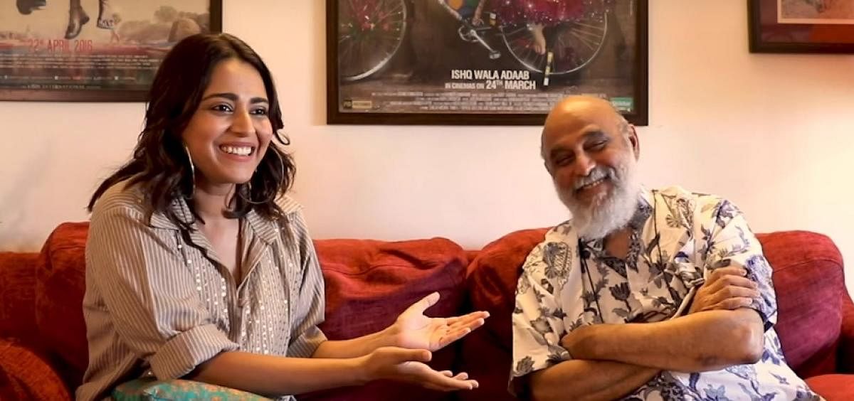 Swara Bhaskar with her father C Uday Bhaskar.