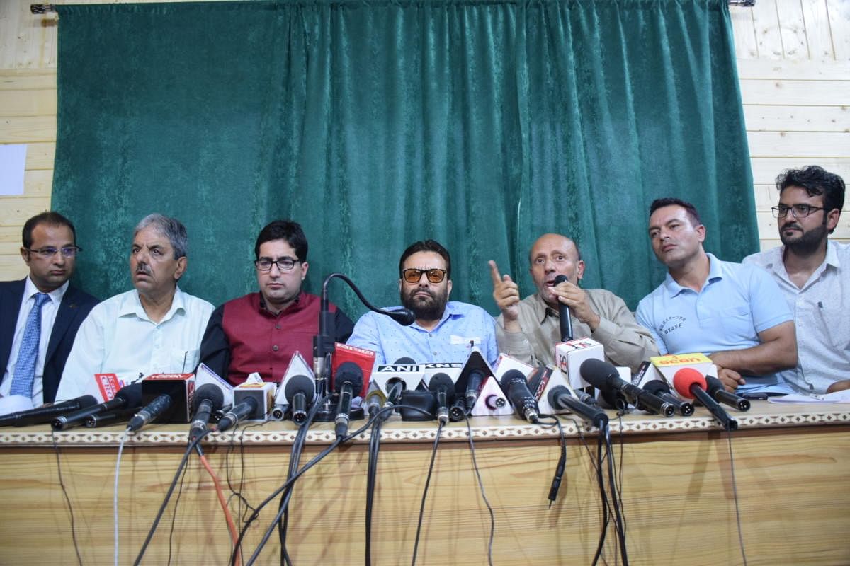 IAS-turned-politician Shah Faesal and former independent MLA Engineer Rasheed announced a pre-poll alliance for the upcoming legislative assembly elections in Jammu and Kashmir. (DH Pool)
