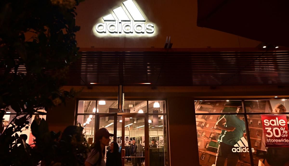 German sportswear giant Adidas lost a legal battle to trademark its "three stripe" motif in the EU. (AFP Photo)