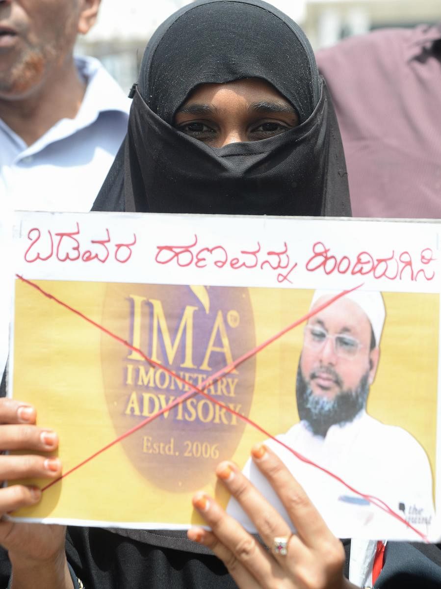 Protest against IMA. (DH Photo)