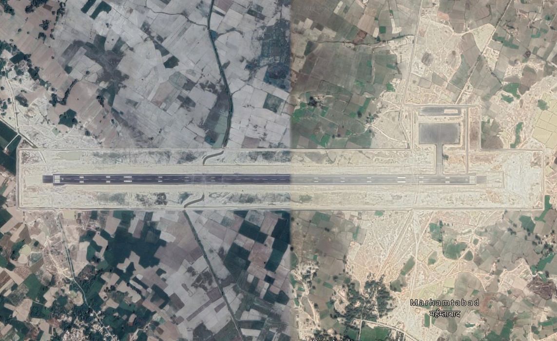 This 311 crore airstrip constructed in 2017 in Marhamtabad village of Maitha sub-division is being used by motor training schools and individuals to learn car driving. (Google Map)