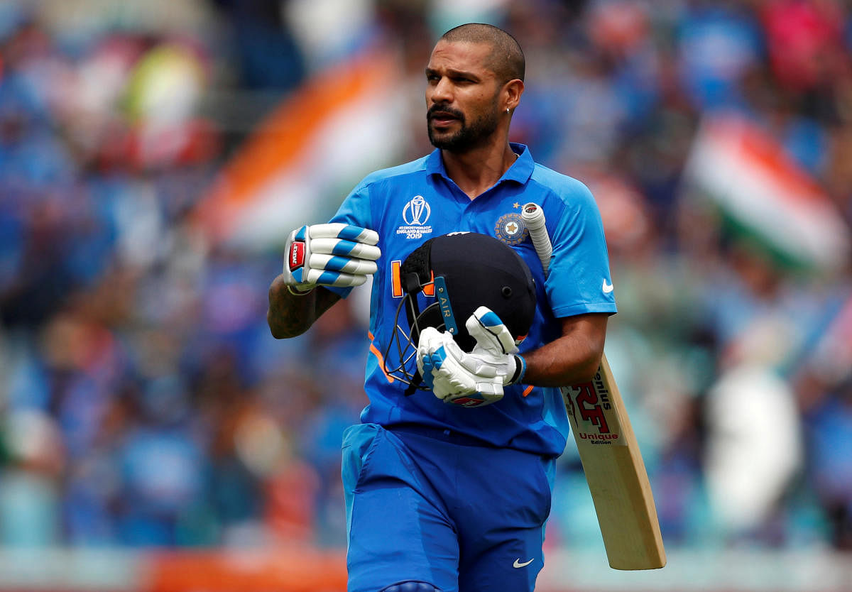Sachin Tendulkar expects Shikhar Dhawan to bounce back strongly from the injury setback that has forced him out of the World Cup. (Reuters Photo)