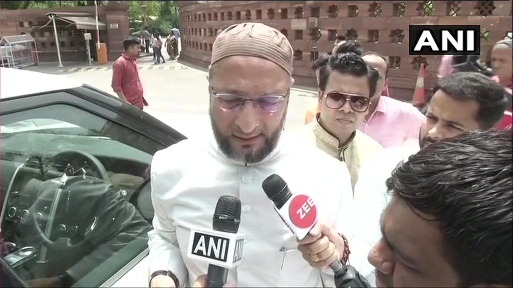 Asaduddin Owaisi of the AIMIM took a dig at the BJP, saying it has so much affection for Muslim women but is opposed to rights of Hindu women to enter Sabrimala Temple in Kerala.