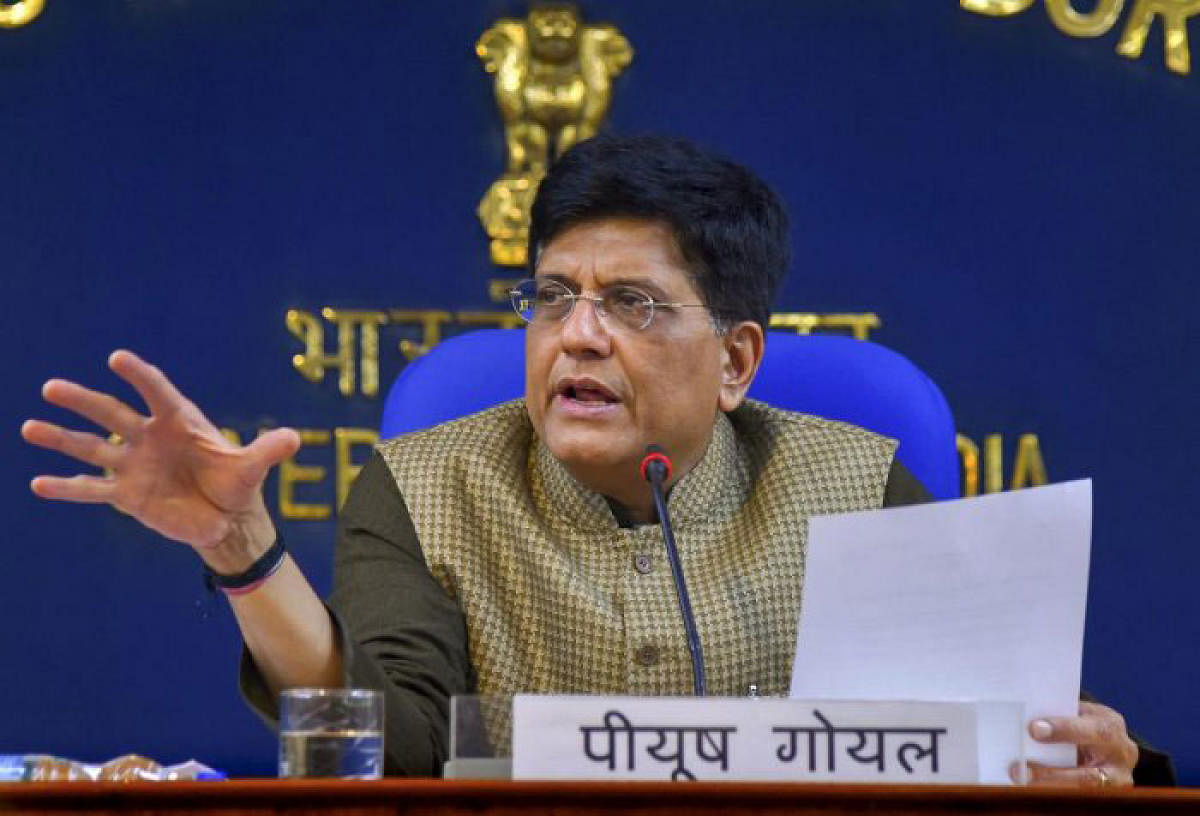 Commerce and Industry Minister Piyush Goyal warned the industry not to violate the spirit of law. (DH Photo)