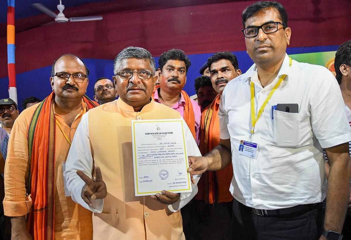 Union Minister Ravi Shankar Prasad getting back charge of telecommunications will help in expediting roll out of Digital Villages. (PTI Photo)