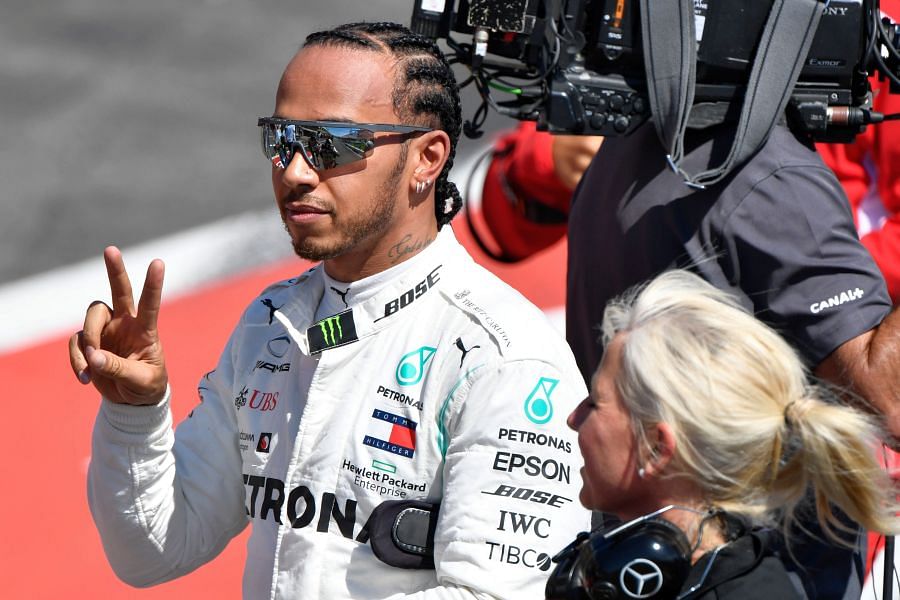 Lewis Hamilton grabbed pole position for the French Grand Prix. Picture credit: Reuters