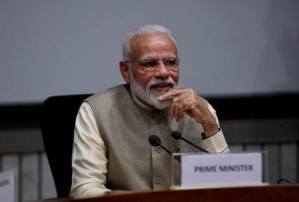 PM Narendra Modi at an all-party meeting in New Delhi on June 19, 2019 to explore the possibility of simultaneous elections. Photo: Money Sharma/ AFP