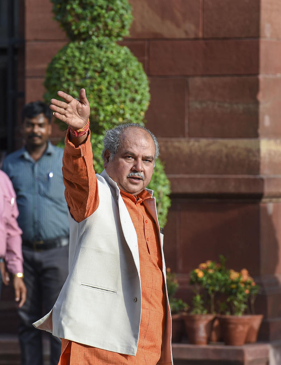 Panchayati Raj Minister Narendra Singh Tomar (PTI File Photo)