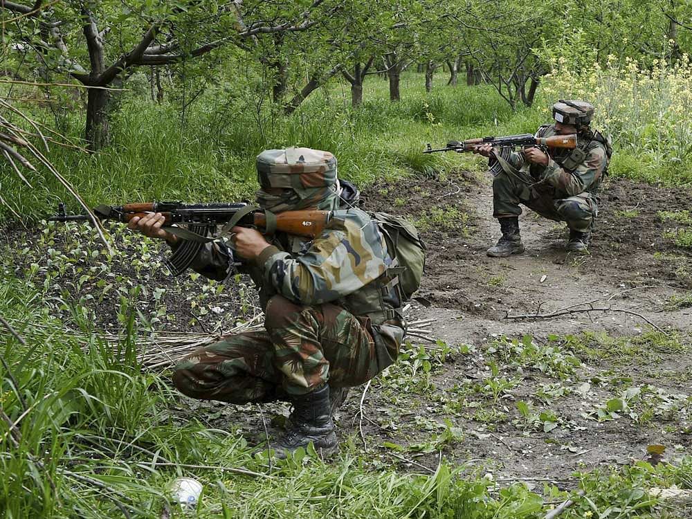 Security forces launched a cordon and search operation in the Branpatri forest area of Tral on Wednesday morning. PTI File photo for representation. 