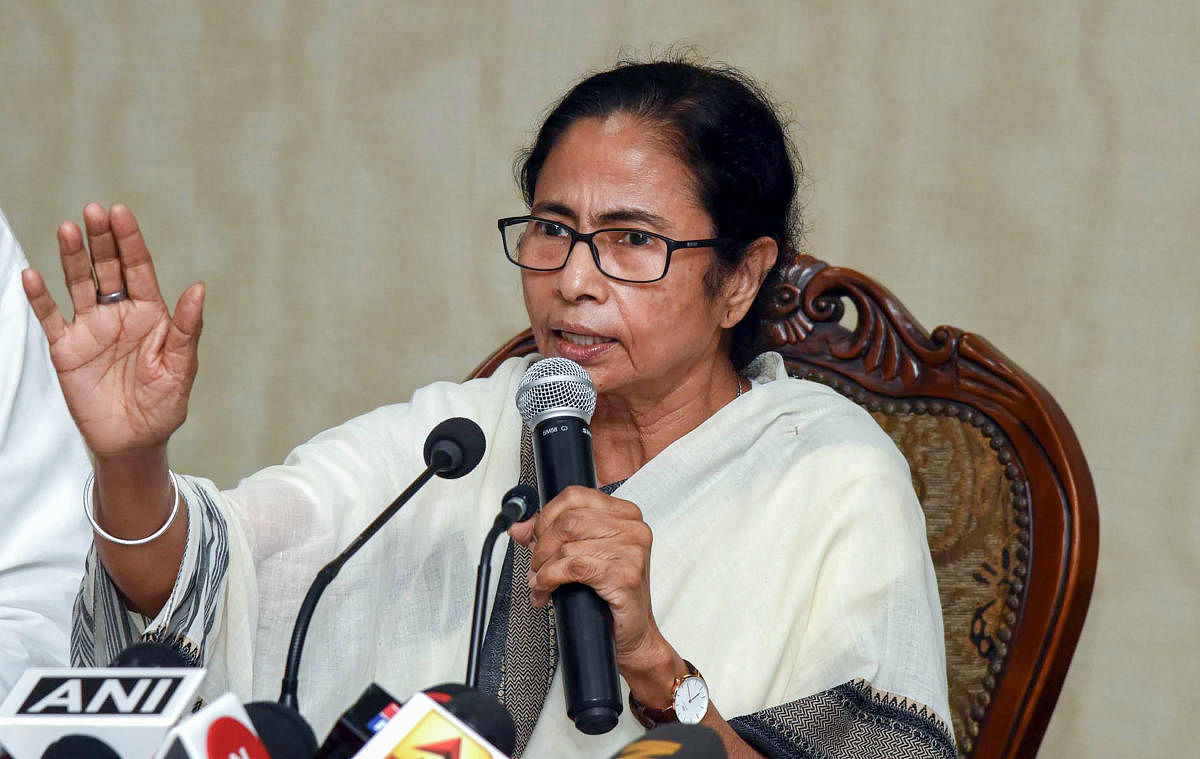 West Bengal Chief Minister Mamata Banerjee on Wednesday urged her arch-rival CPM and Congress to join forces with her to stop BJP’s rise in the state. PTI file photo