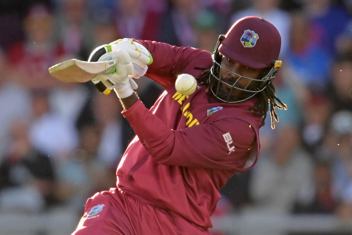 STILL BOSSING AROUND! Chris Gayle rated the double century he got in the last ODI World Cup and the triple century in Test as the two of his best knocks. AFP