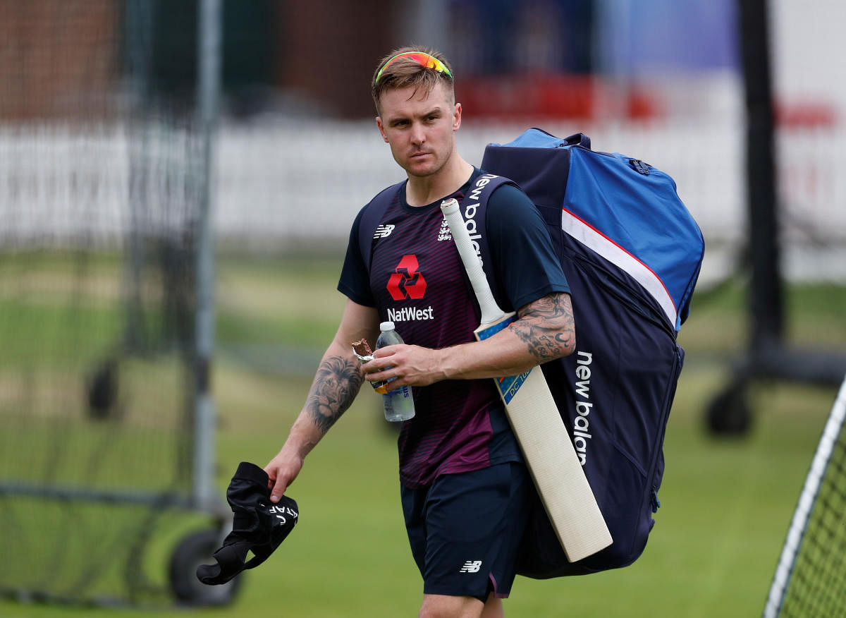 Jason Roy is making a steady recovery ahead of England's clash against India on Sunday. Photo credit: Reuters