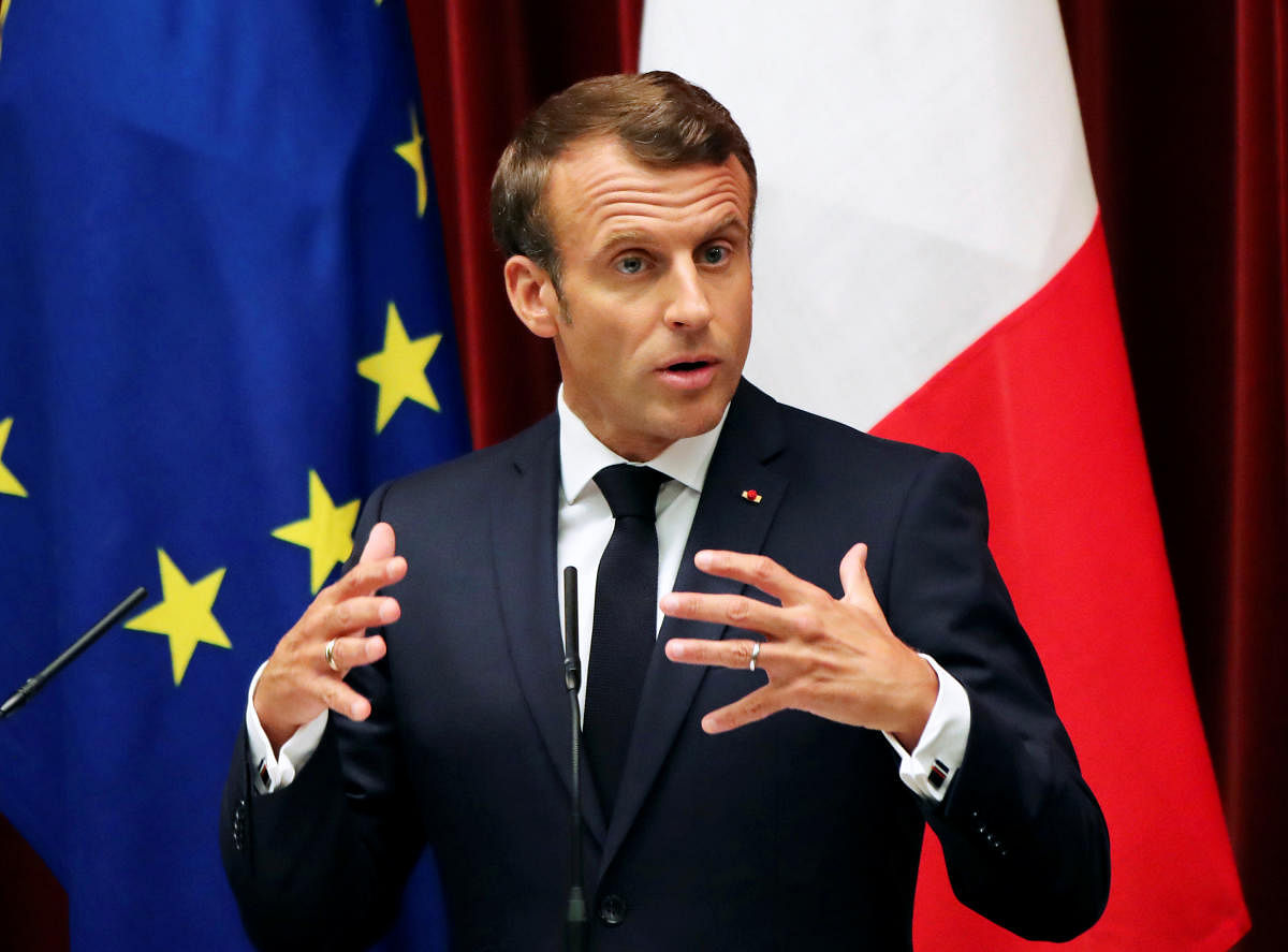 French President Emmanuel Macron  (Reuters Photo)