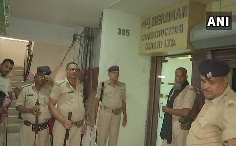 Income Tax Department conducts raids at RJD MLA Abu Dozana's office in Patna. ANI.  