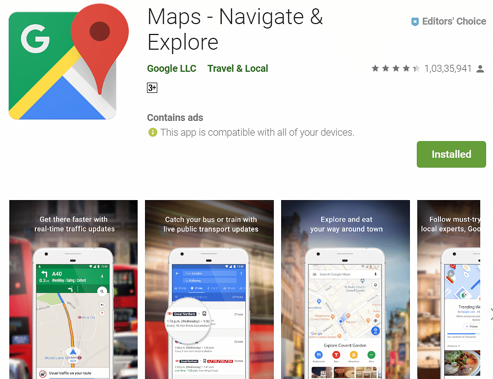 Google Maps gets new 'Stay Safer' feature