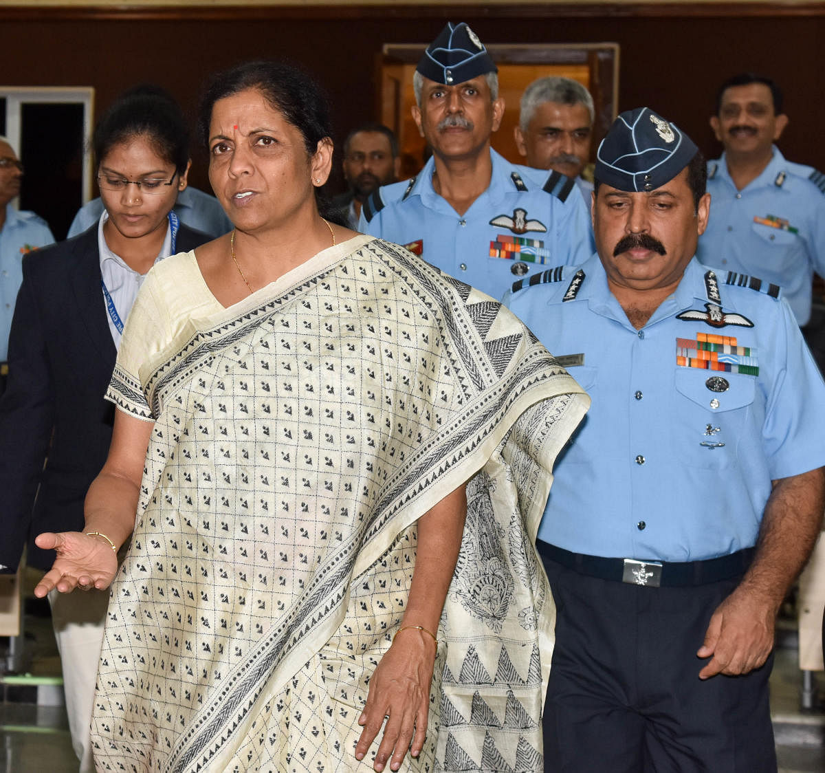 Union Defence Minister Nirmala Sitharaman