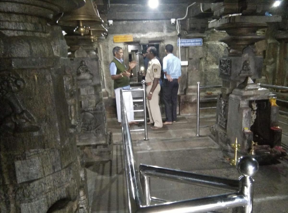 The Kalabhairaveshwara temple in Devaramane, Mudigere taluk.