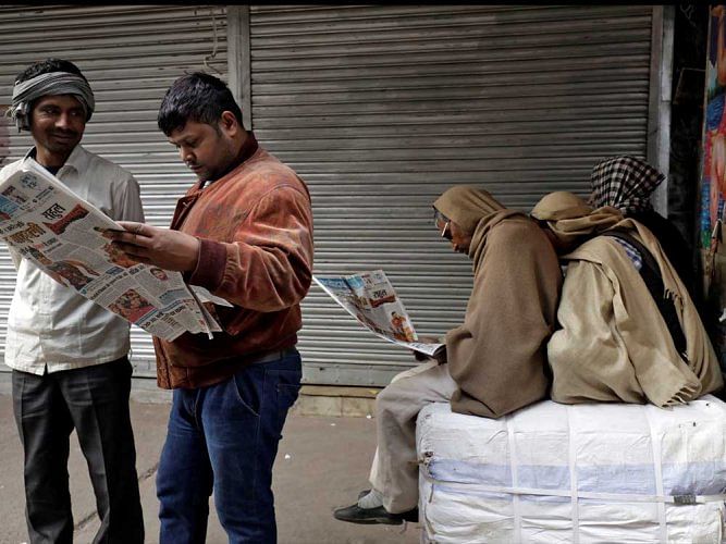 The big newspaper groups, which have a combined monthly readership of more than 26 million, say they are being starved of government ads worth millions of rupees that began even before Modi was elected to power last month. Photo - Reuters 