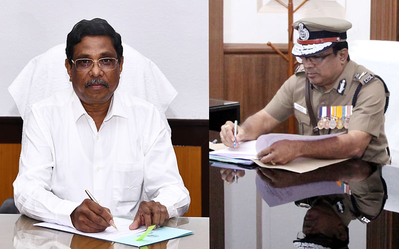 The appointment of Shanmugam (L) and Tripathy(R) was announced on Saturday after their names were cleared by the UPSC and Tamil Nadu Governor Banwarilal Purohit.